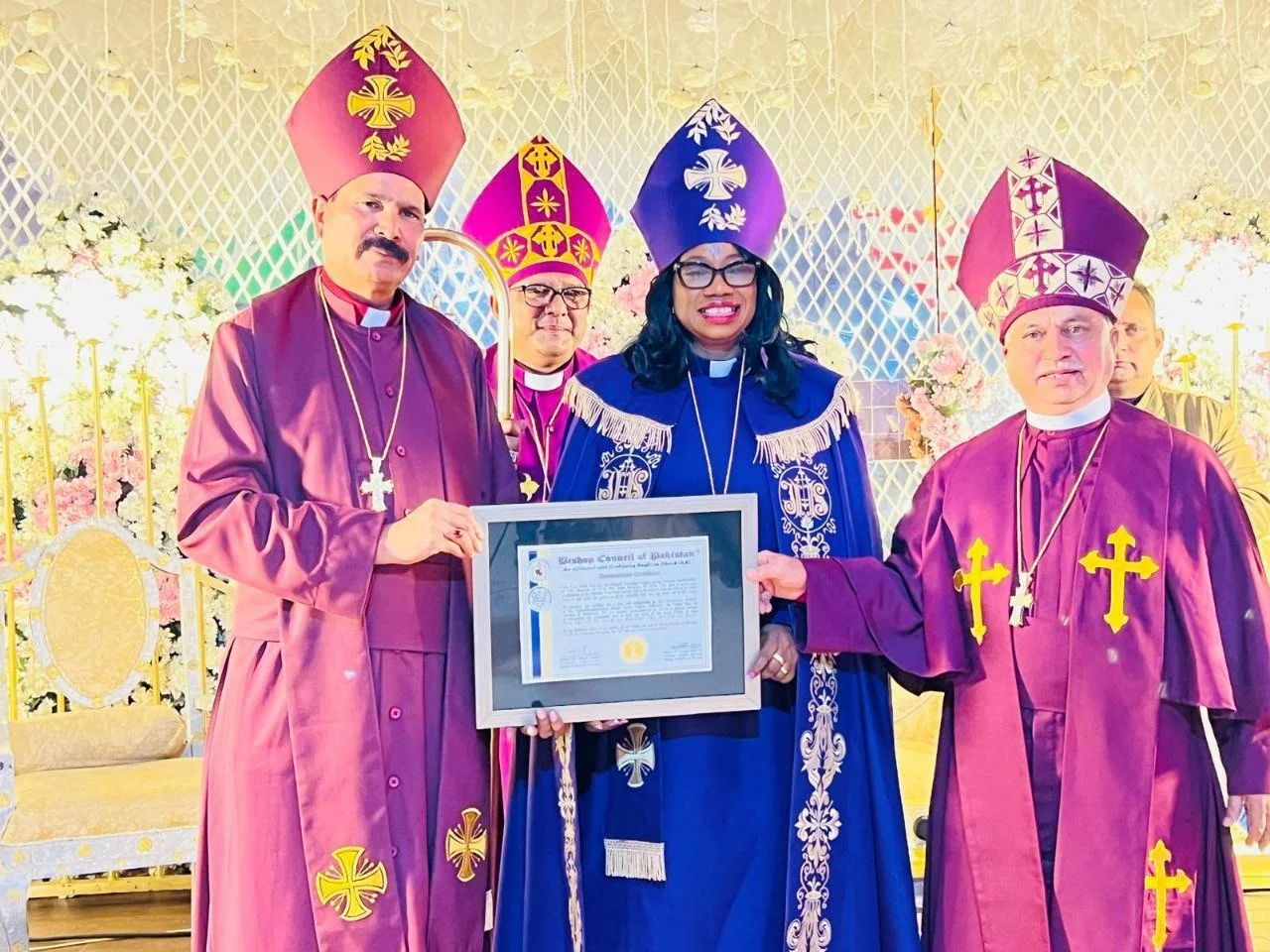 Bishop Dr Oby with other Bishops
